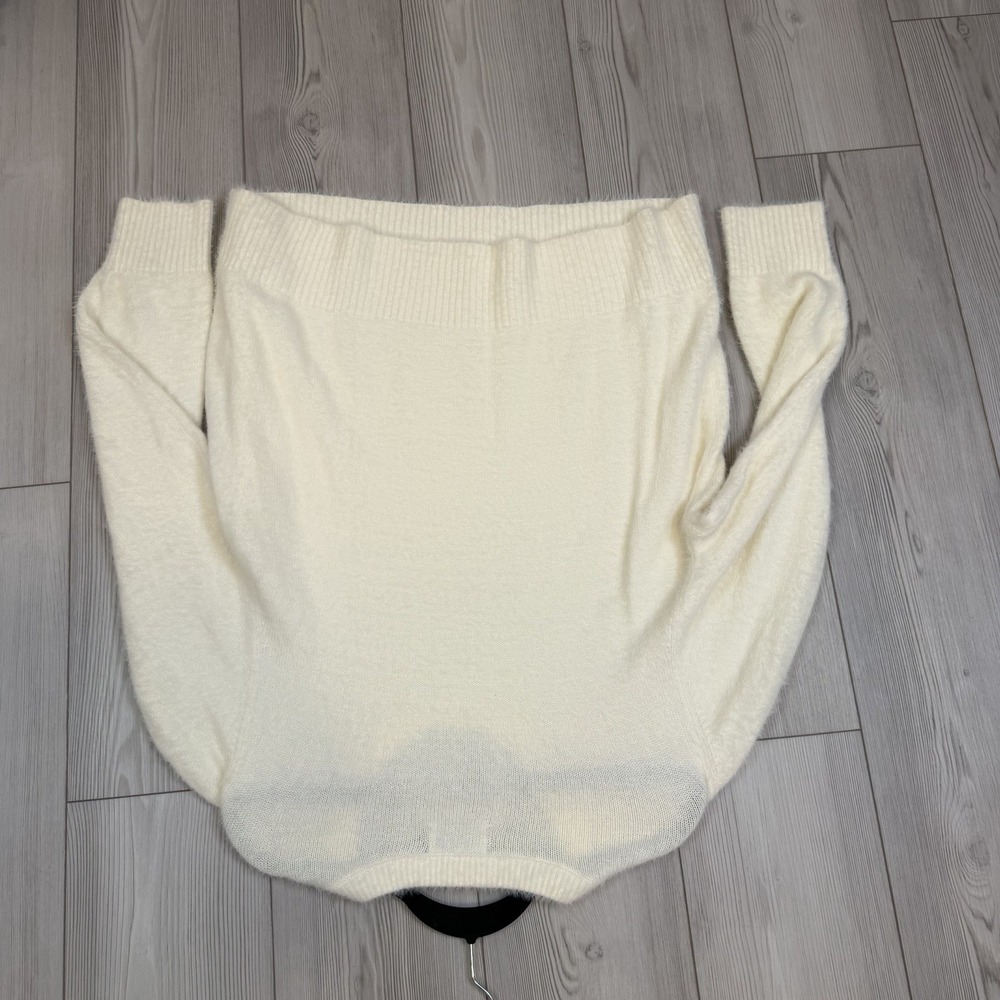 Old Navy 2X Cream Soft Eyelash Long Sleeve Pullover Sweater Women 728712 - Picture 7 of 8